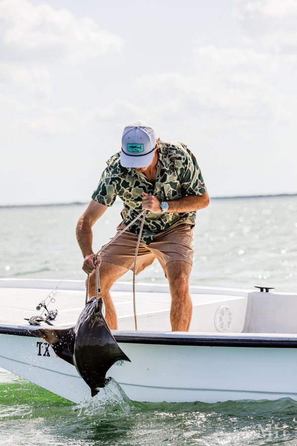 Ryan Carlson fishing on the Texas Coastal Bend